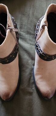 OTBT Ankle BOOT Brown Leather Size  7